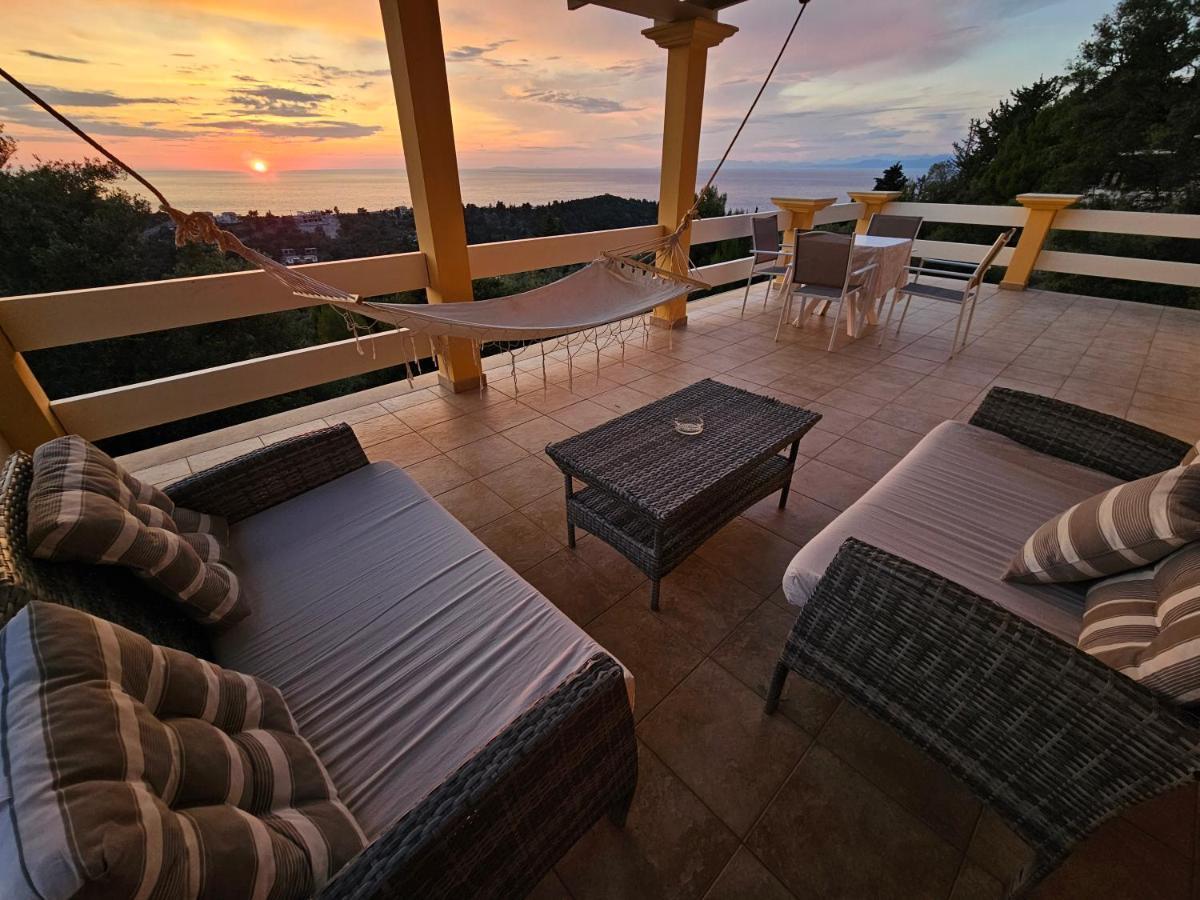 Valerian Villa Áyios Nikítas Buitenkant foto